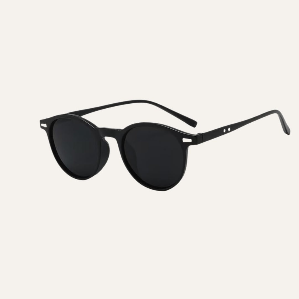 Round polarized sunglasses