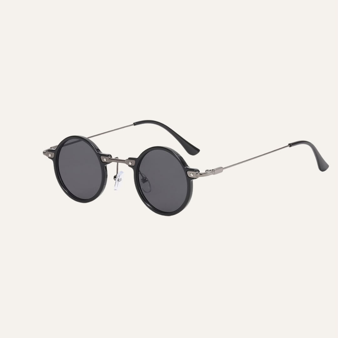 Small frame round personality hip-hop sunglasses