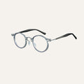 Round-framed glasses in a metal style reminiscent of the Republic of China era in Danyang