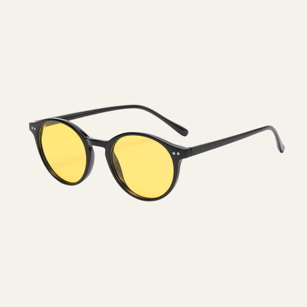 Round polarized sunglasses